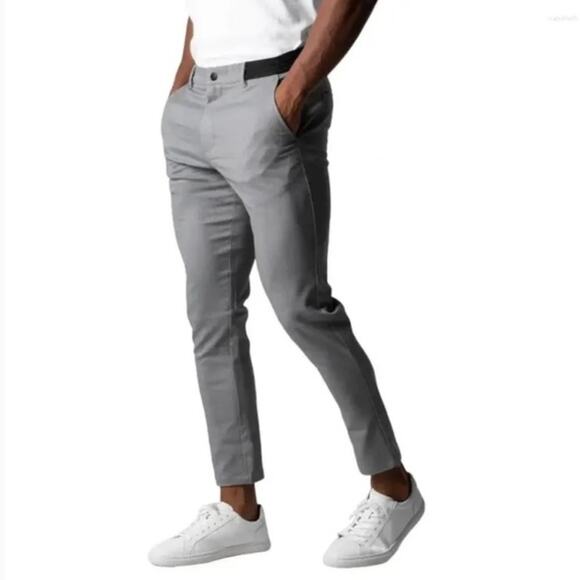 Zara Other - Zara Heather Gray Slim Fit Trouser Pants
